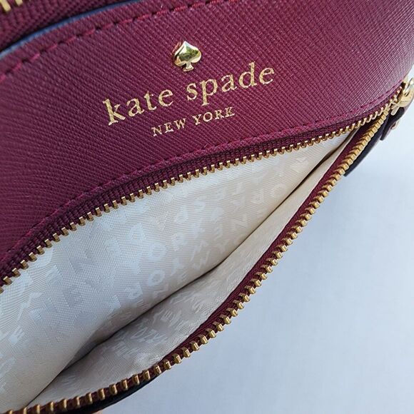 Kate Spade New York Mikas Pond Bee Pink Saffiano Leather Wristlet NWT - Picture 3 of 4